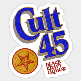 CULT 45 BLACK LIQUOR Sticker